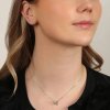 Snö of Sweden Halsband Connected Heart Silver