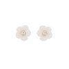 Snö of Sweden Örhängen Florette Vit Studs