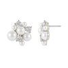 Snö of Sweden Örhängen Mayfair Irregular Silver