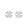 Snö of Sweden Örhängen Rule Clover Studs Silver