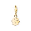 Thomas Sabo - Berlock Charm Club Cloverleaf Mini Guld