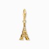 Thomas Sabo - Berlock Charm Club Eiffeltorn Guld