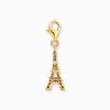 Thomas Sabo - Berlock Charm Club Eiffeltorn Guld