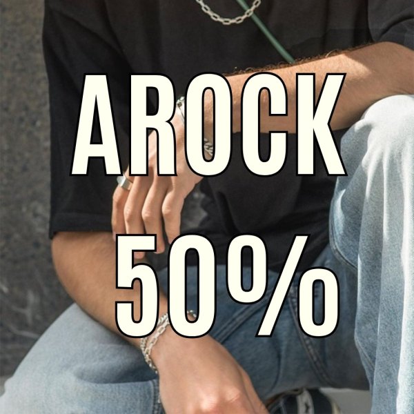 50% rabatt på alla herrsmycken från Arock.