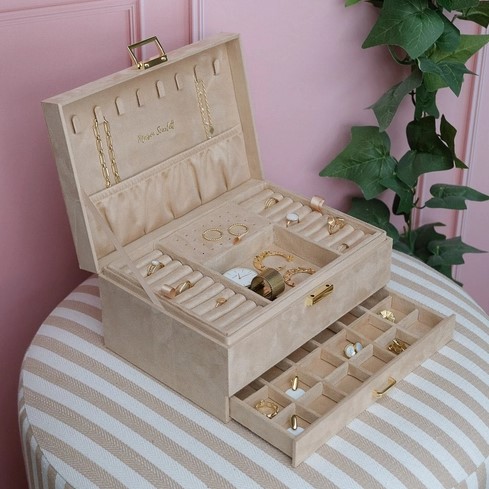 Smyckesförvaring när den är som allra vackrast.