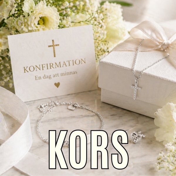 Konfirmation, smycken med kors 2026.