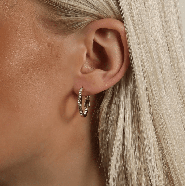 Snö of Sweden Örhängen Story Small Ring Silver