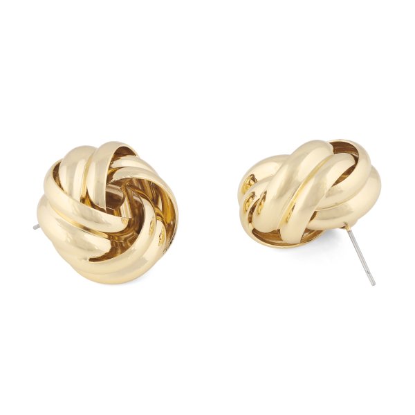 Snö of Sweden Örhängen Soap Knot Guld