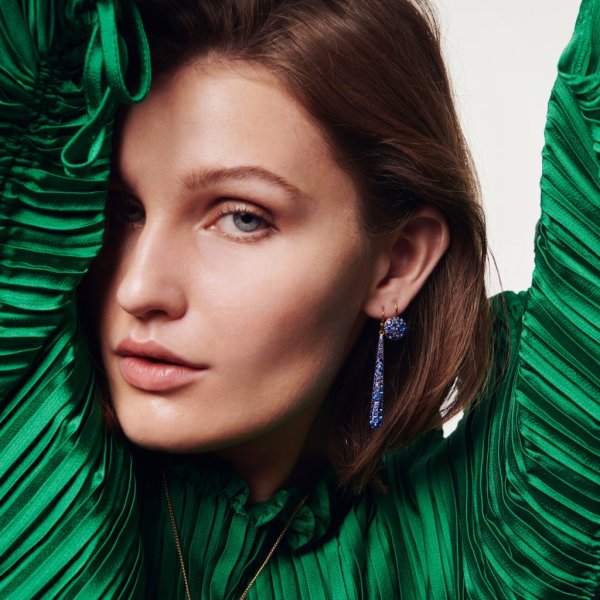 Dyrberg/Kern - Örhängen Blost Guld Sapphire