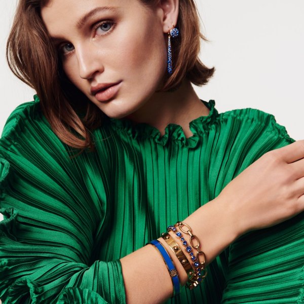 Dyrberg/Kern - Armband Pennika Guld Sapphire