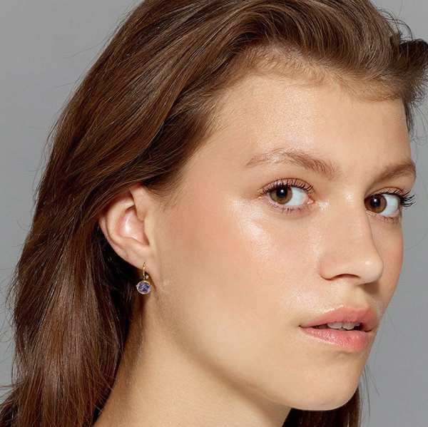 Dyrberg/Kern - Örhängen Madu Guld Violet