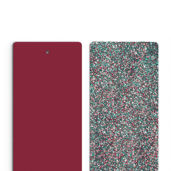 Les Georgettes - Band Till Armband Röd / Multi Glitter