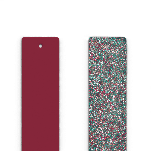 Les Georgettes - Band Till Armband Röd / Multi Glitter