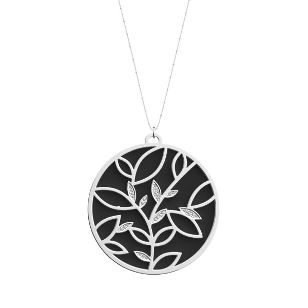 Les Georgettes - Band Till Halsband Rund Svart / Vit