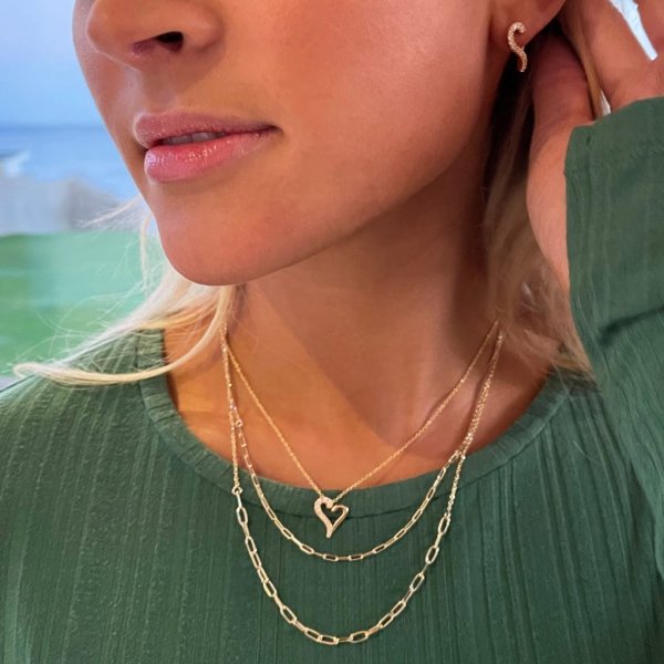 Sif Jakobs - Halsband Valentine Guld