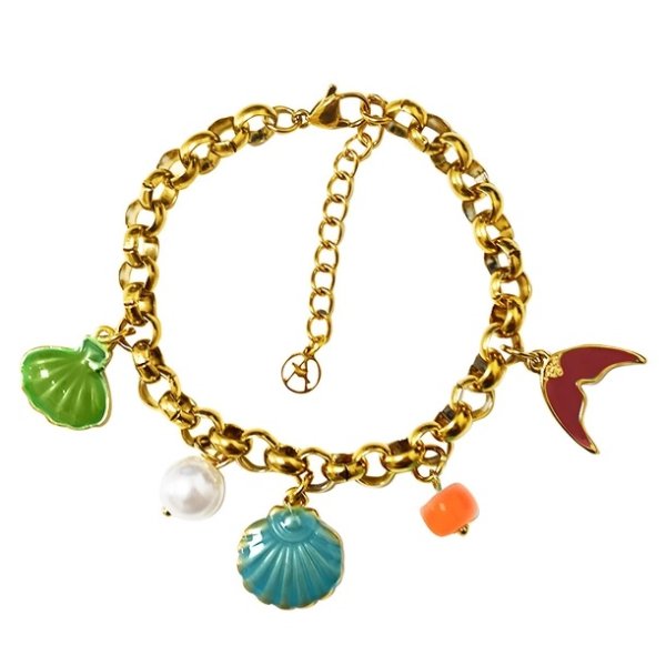 Amorino SRL - Armband Charms Large Snäckor