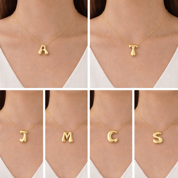 Amorino SRL - Halsband Bokstav C Guld