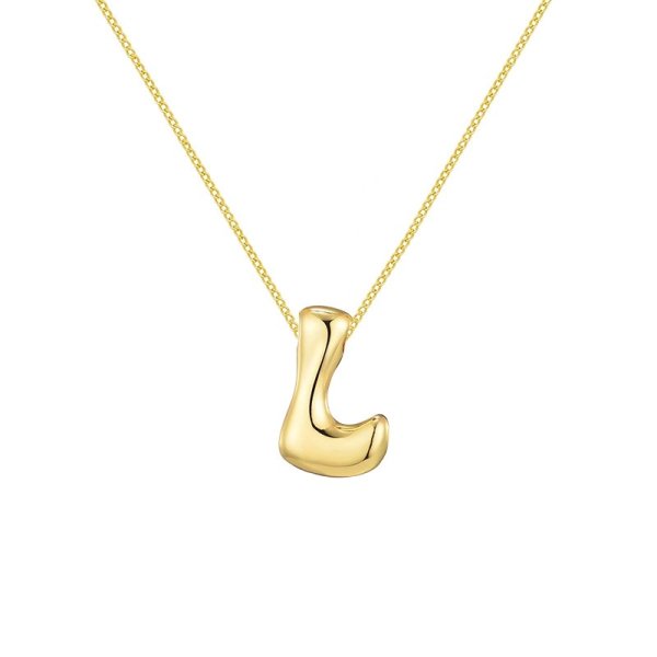 Amorino SRL - Halsband Bokstav L Guld