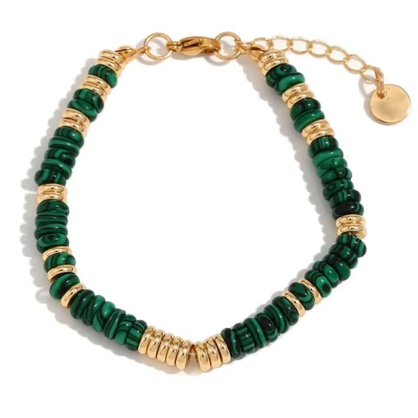 Anna K Jewelry - Armband Riviera Grön