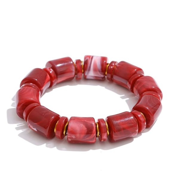 Anna K Jewelry - Armband Resin Sunlit Cerise