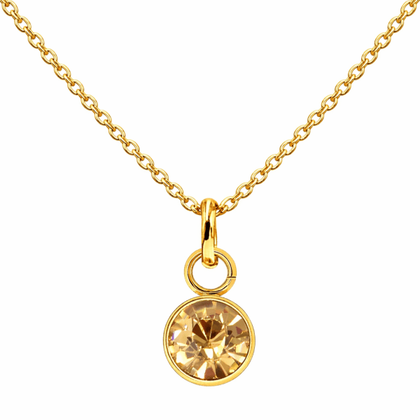 Anna K Jewelry - Berlock Månadssten November Guld
