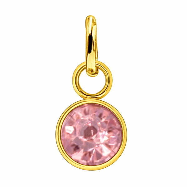 Anna K Jewelry - Berlock Månadssten Oktober Guld