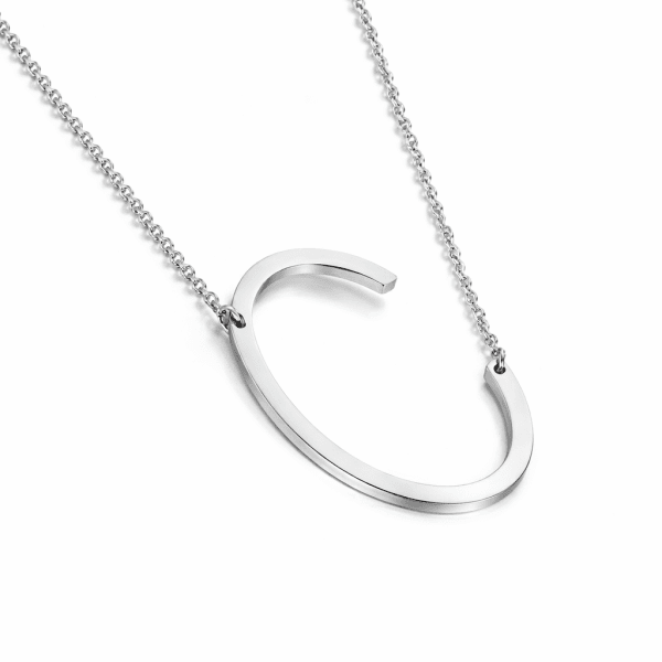 Anna K Jewelry - Halsband Bokstav C Stål