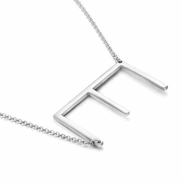 Anna K Jewelry - Halsband Bokstav E Stål