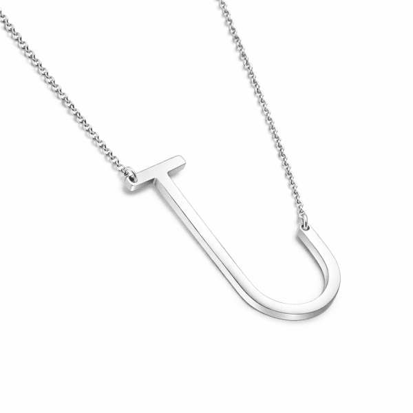 Anna K Jewelry - Halsband Bokstav J Stål