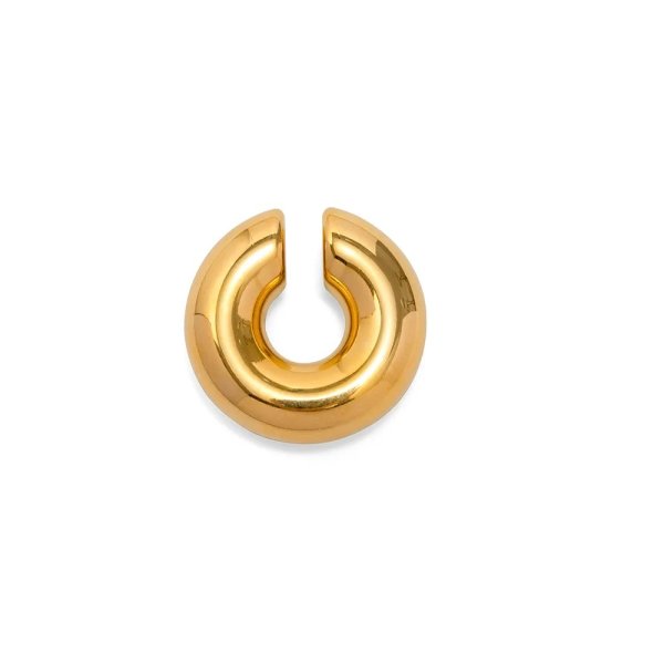 Anna K Jewelry - Örhänge Cuff Plain Guld
