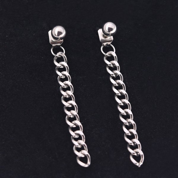 Anna K Jewelry - Örhängen Chain Long Stål