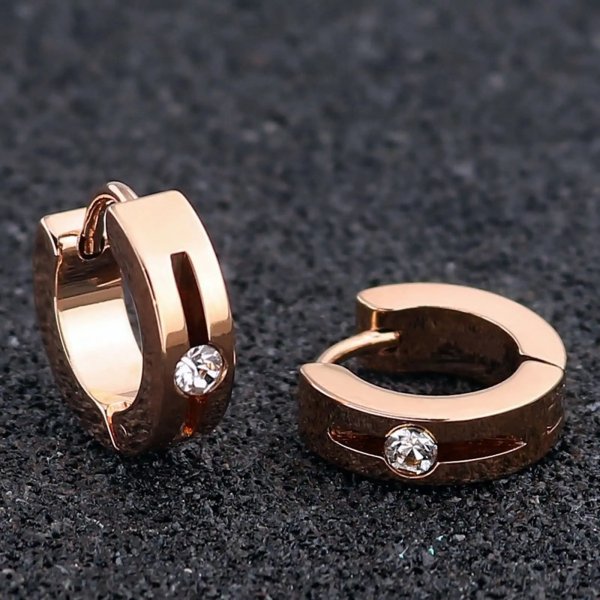 Anna K Jewelry - Örhängen Cubic Rosé