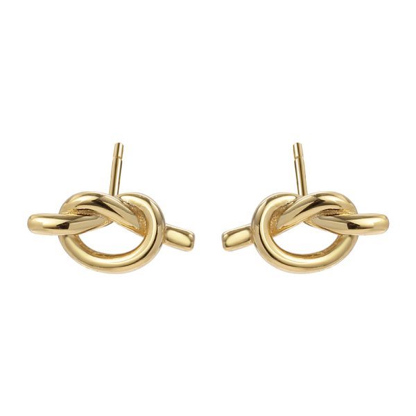 Anna K Jewelry - Örhängen Endless Knot Guld