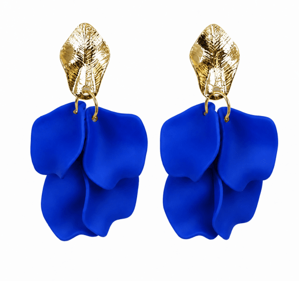 Anna K Jewelry - Örhängen Petalia Blå