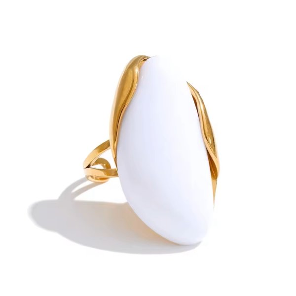 Anna K Jewelry - Ring Resin Sunset Vit