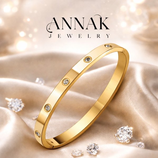 Anna K Jewelry - Armband City Guld