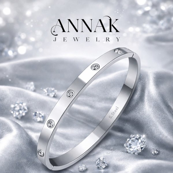Anna K Jewelry - Armband City Stål