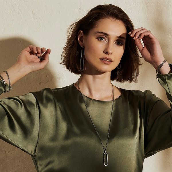 Astrid & Agnes - Armband Klara Stål