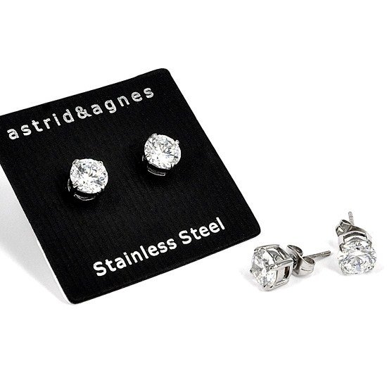 Astrid & Agnes - Örhängen Ida 4mm Stål