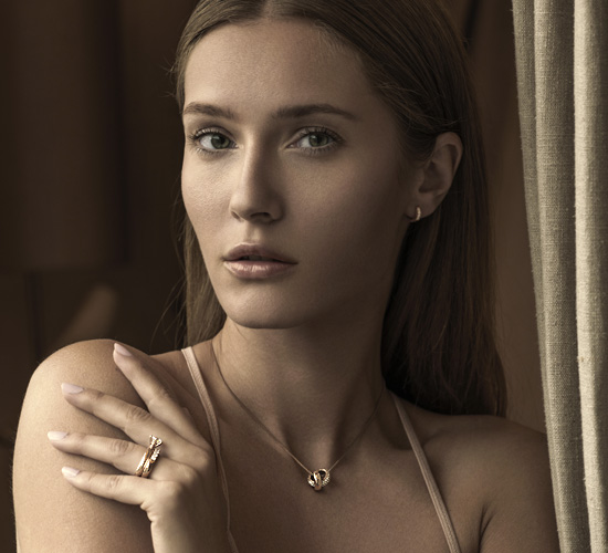 Astrid & Agnes - Ring Gaia Enya Guld