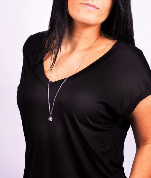 Astrid & Agnes - Halsband Frida Lång Stål Klar