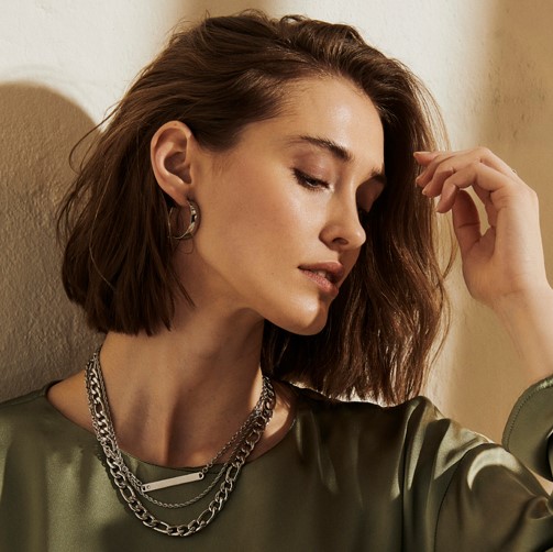 Astrid & Agnes - Örhängen Klara Wide Guld