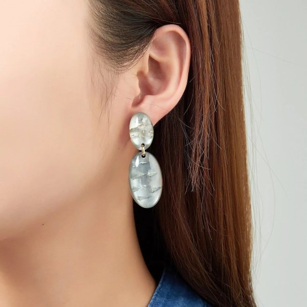 Belle Miss Paris - Clipsörhängen Elene Grön