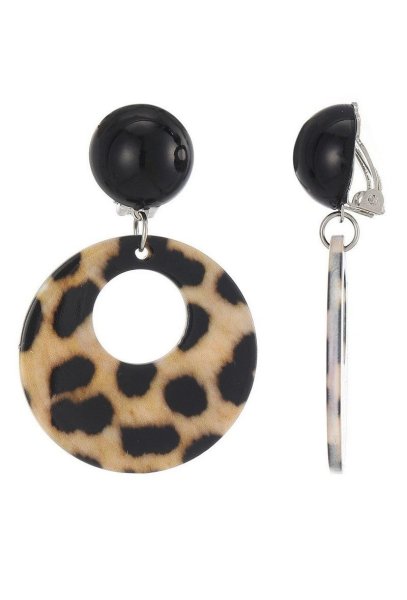 Belle Miss Paris - Clipsörhängen Florencia Leopard