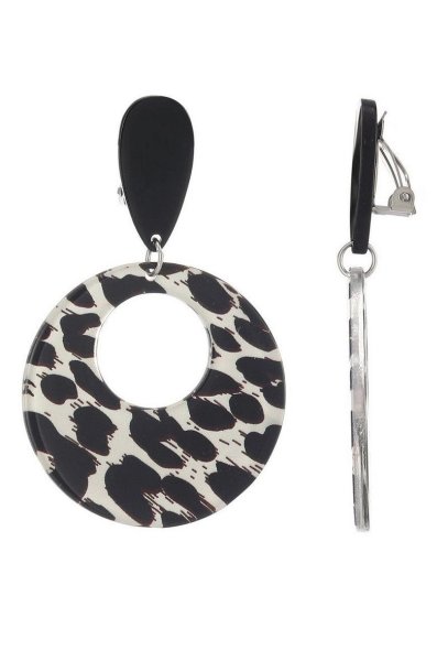 Belle Miss Paris - Clipsörhängen Fortune Zebra