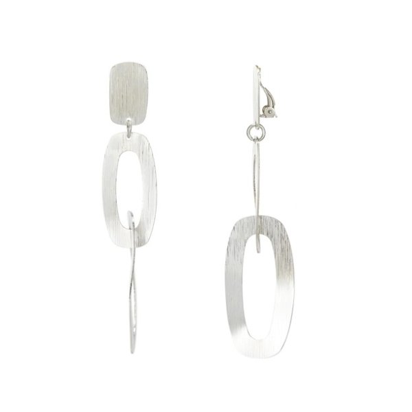 Belle Miss Paris - Clipsörhängen Georgetta Silver