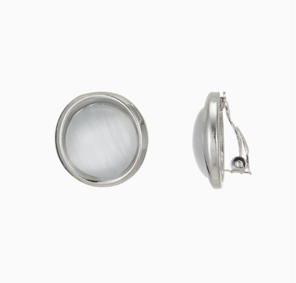 Belle Miss Paris - Clipsörhängen Jacoba Silver