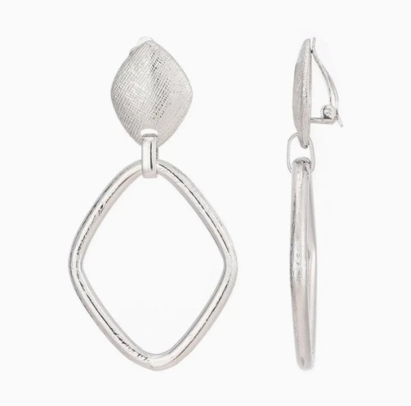 Belle Miss Paris - Clipsörhängen Nardine Silver
