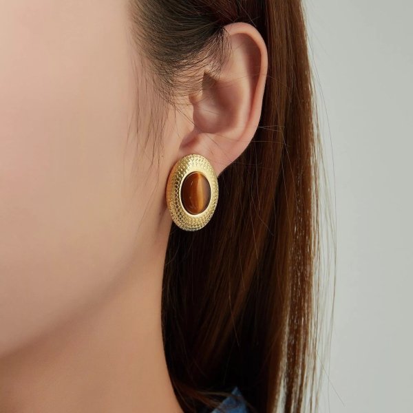 Belle Miss Paris - Clipsörhängen Uwimana Brun