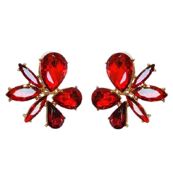 Belle Miss Paris - Clipsörhängen Xiuli Röd